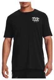 Curry Rule Of 3 Ανδρικό T-shirt Μαύρο με Στάμπα Under Armour