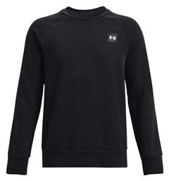 Fleece Παιδικό Φούτερ Μαύρο Rival Crew Under Armour