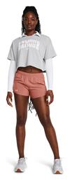Γυναικείο Αθλητικό Crop Top Κοντομάνικο Γκρι Under Armour
