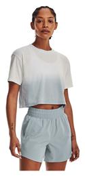 Γυναικείο Αθλητικό Crop Top Κοντομάνικο Γκρι Γκρι Under Armour