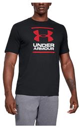 Under Armour GL Foundation Ανδρικό Αθλητικό T-shirt Κοντομάνικο Μαύρο από το Z-mall