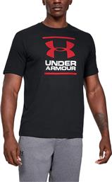 Under Armour GL Foundation Αθλητικό Ανδρικό T-shirt Μαύρο με Λογότυπο