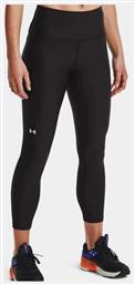 Under Armour Heat Gear 7/8 Training Γυναικείο Cropped Κολάν Γυαλιστερό & Ψηλόμεσο Μαύρο από το Zakcret Sports