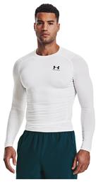 HeatGear Armour Ισοθερμική Μπλούζα Λευκή Under Armour