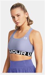 Heatgear Authentics Mid Branded Γυναικείο Μπουστάκι Μωβ Under Armour