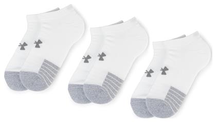 Heatgear No Show Αθλητικές Κάλτσες 3 Ζεύγη Under Armour