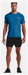 Iso-Chill Run Laser Αθλητικό Ανδρικό T-shirt Μπλε Μονόχρωμο Under Armour