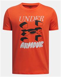 Παιδική Μπλούζα Κοντομάνικη Πορτοκαλί Big Logo Ss Under Armour