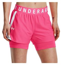 Play Up 2-in-1 Αθλητικό Γυναικείο Σορτς Ροζ Under Armour