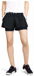 Play Up 2-in-1 Γυναικείο Αθλητικό Σορτς Μαύρο Under Armour