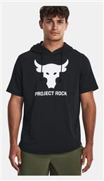 Project Rock 6m Ανδρική Μπλούζα Κοντομάνικη Μαύρη Under Armour