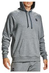 Rival Ανδρικό Φούτερ με Κουκούλα και Τσέπες Heather Grey Under Armour
