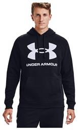 Rival Big Φούτερ Μαύρο με Κουκούλα Under Armour