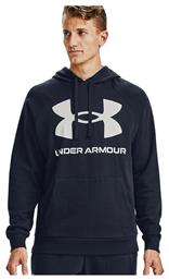 Rival Big Φούτερ Navy με Κουκούλα Under Armour