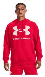 Rival Φούτερ Κόκκινο με Κουκούλα Under Armour