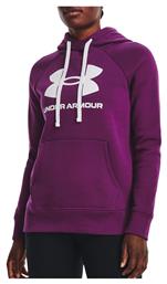 Rival Φούτερ Μωβ με Κουκούλα Under Armour