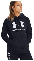 Rival Logo Γυναικείο Φούτερ με Κουκούλα Μαύρο Under Armour