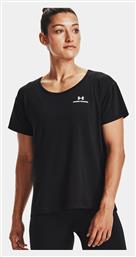 Rush Energy Core Γυναικείο Αθλητικό T-shirt Μαύρο Under Armour