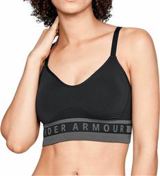 Under Armour Seamless Longline Γυναικείο Αθλητικό Μπουστάκι Μαύρο με Επένδυση & Ελαφριά Ενίσχυση από το Z-mall