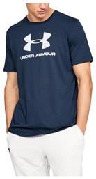 Sportstyle Ανδρικό Αθλητικό T-shirt Κοντομάνικο Navy Μπλε Under Armour