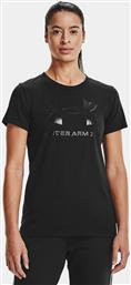 Under Armour Sportstyle Graphic Γυναικείο Αθλητικό T-shirt Fast Drying Μαύρο από το Z-mall