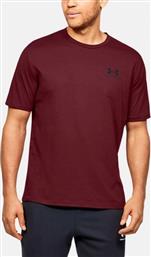 Under Armour Sportstyle Left Chest 1326799-615 Bordeaux από το Sportcafe
