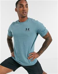 Under Armour Sportstyle Left Chest Logo 1326799-424 Blue από το Cosmossport