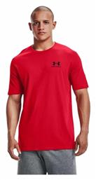 Sportstyle Left Chest T-shirt Κόκκινο Under Armour