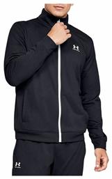 Sportstyle Tricot Ανδρική Φούτερ Ζακέτα με Τσέπες Μαύρη Under Armour