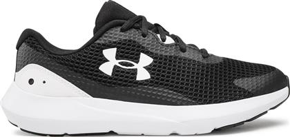 Under Armour Surge 3 Ανδρικά Αθλητικά Παπούτσια Running Black / White από το HallofBrands