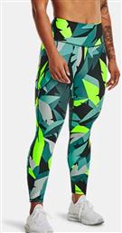 Training Γυναικείο Cropped Κολάν Ψηλόμεσο Πράσινο Under Armour