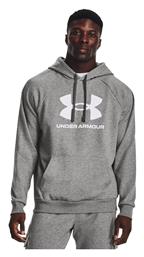 UA Ανδρικό Φούτερ με Κουκούλα Γκρι Under Armour