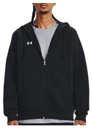 UA Rival Ζακέτα Μαύρη με Κουκούλα Under Armour