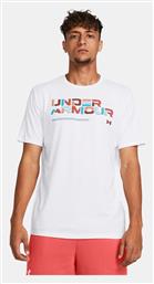 Wordmark Ss T-shirt Λευκό Under Armour