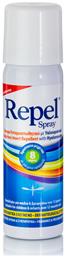 Uni-Pharma Repel Άοσμο Εντομοαπωθητικό Spray με Υαλουρονικό Κατάλληλο για Παιδιά 50ml - Uni Pharma