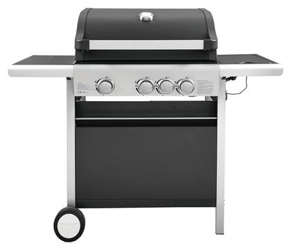 Trend Ψησταριά Υγραερίου Μαντεμένιας Σχάρας 60x42εκ. με 3 Εστίες 9kW και Πλαϊνό Μάτι Unimac