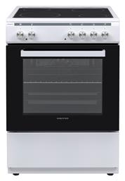 Ελεύθερη με Κεραμικές Εστίες Λευκή UFV-68277T United