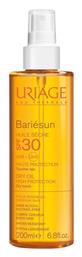 Bariesun Dry Oil SPF30 Αντηλιακό Λάδι Uriage