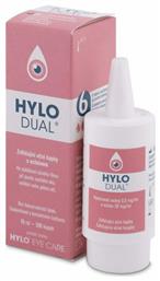 Hylo Dual Οφθαλμικές Σταγόνες με Εκτοΐνη & Υαλουρονικό Νάτριο για Ξηροφθαλμία 10ml Ursapharm