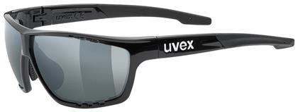 Sportstyle 706 Γυαλιά Ηλίου Μαύρα με Κοκκάλινο Σκελετό Uvex