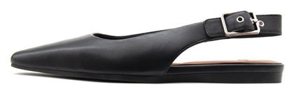 Wioletta Δερμάτινες Γυναικείες Μπαλαρίνες Slingback σε Μαύρο Χρώμα Vagabond
