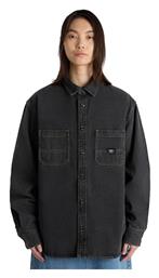 Ανδρικό Πουκάμισο Μακρυμάνικo Τζιν Washed Black Vans