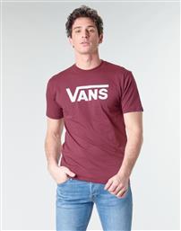 Vans Classic Ανδρικό T-shirt Μπορντό με Λογότυπο από το Notos