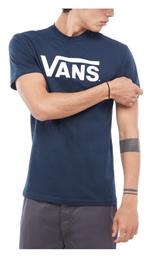 Classic Ανδρικό T-shirt Navy Μπλε με Λογότυπο Vans