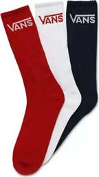 Classic Crew Ανδρικές Μονόχρωμες Κάλτσες Πολύχρωμες 3Pack Vans