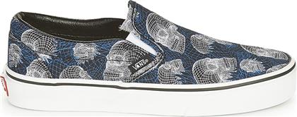 Classic Πάνινα Ανδρικά Slip-On σε Μαύρο Χρώμα Vans