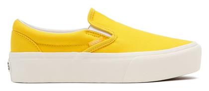 Classic Πάνινα Γυναικεία Slip-On Κίτρινα Vans