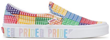 Classic Pride Πάνινα Ανδρικά Slip-On Pride Vans