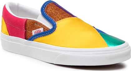 Classic Pride Patchwork Πάνινα Ανδρικά Slip-On Patchwork/True White Vans