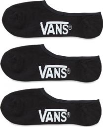 Vans Classic Super Ανδρικές Μονόχρωμες Κάλτσες Μαύρες 3Pack από το Athletix